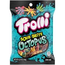 Trolli Sour Brite Octopus Gummy Candy 4.25oz, 12ct image