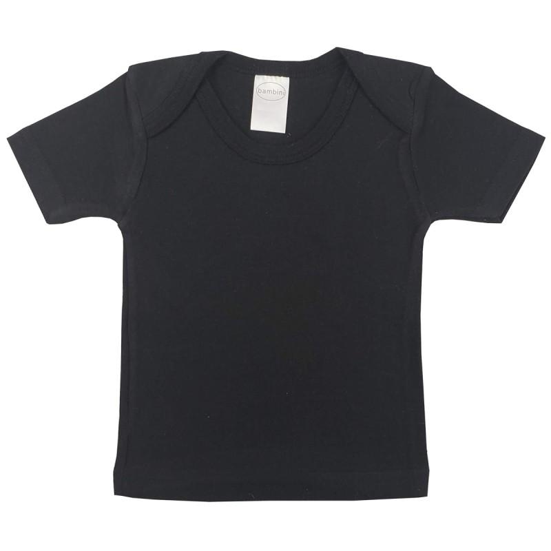 Bambini Interlock Black Short Sleeve T-Shirt image