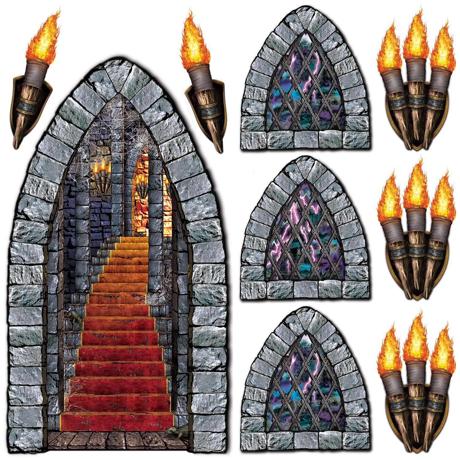 Stairway, Window & Torch Props image