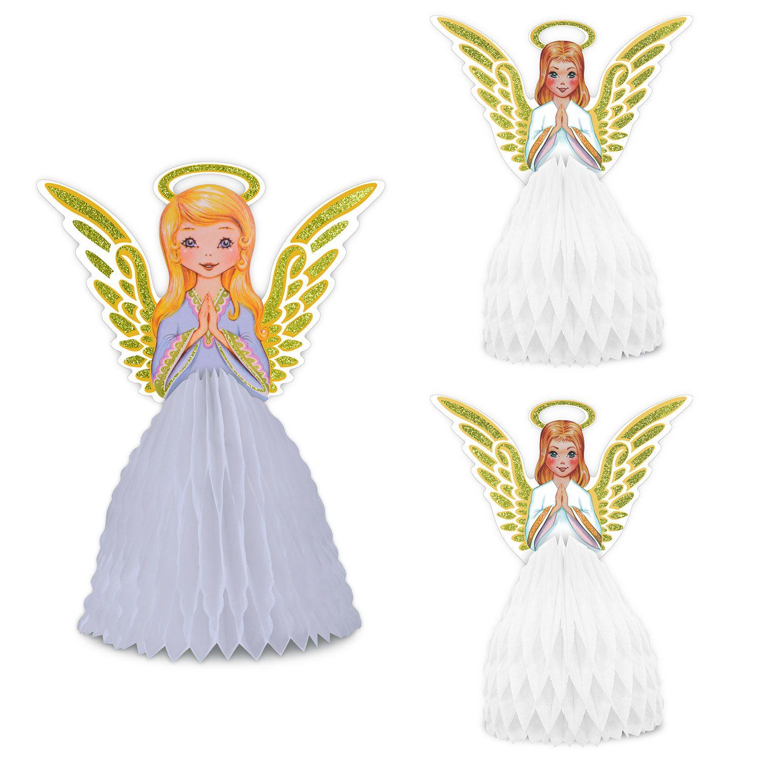 Vintage Christmas Angel Ctrpc Set image