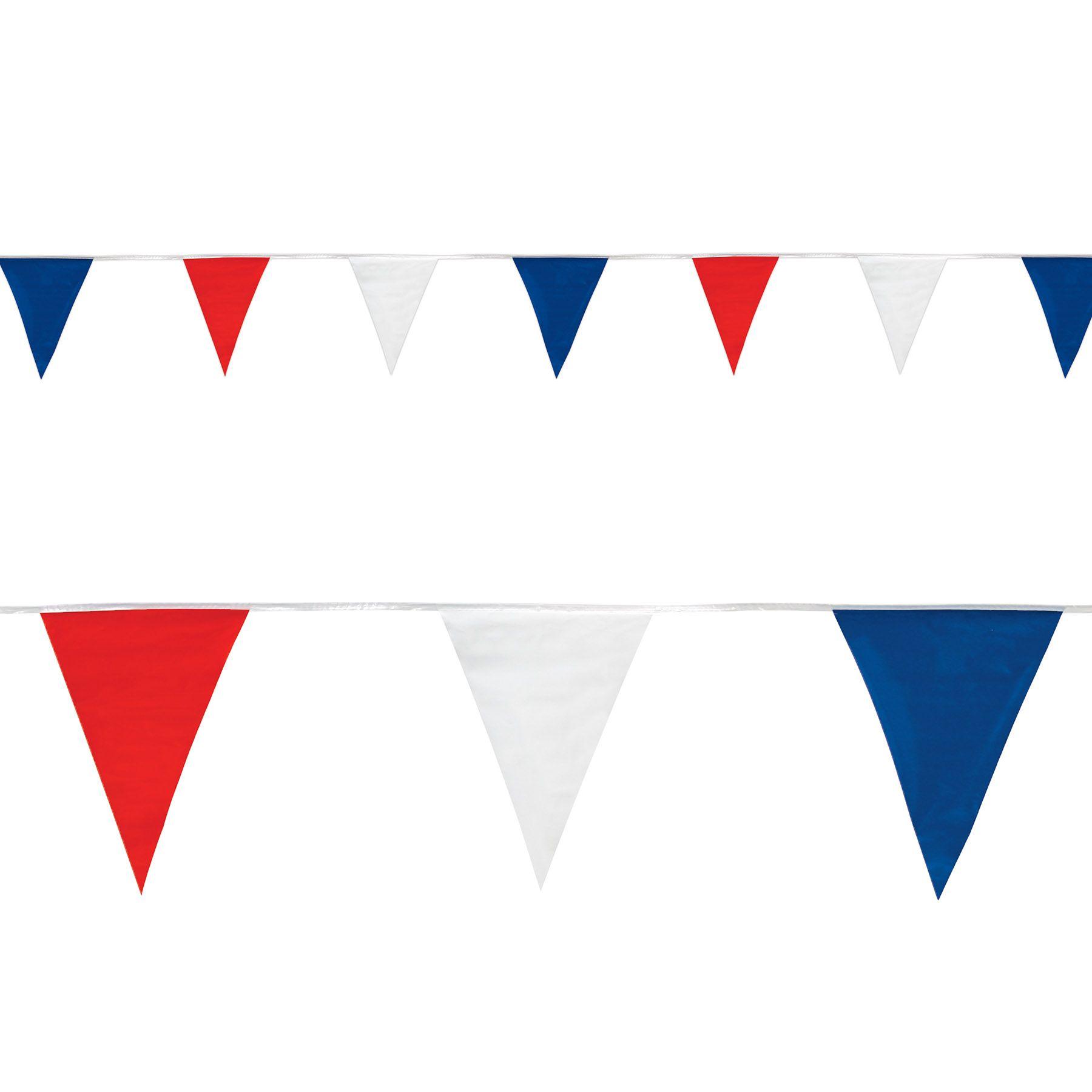 Red, White & Blue Pennant Banner image