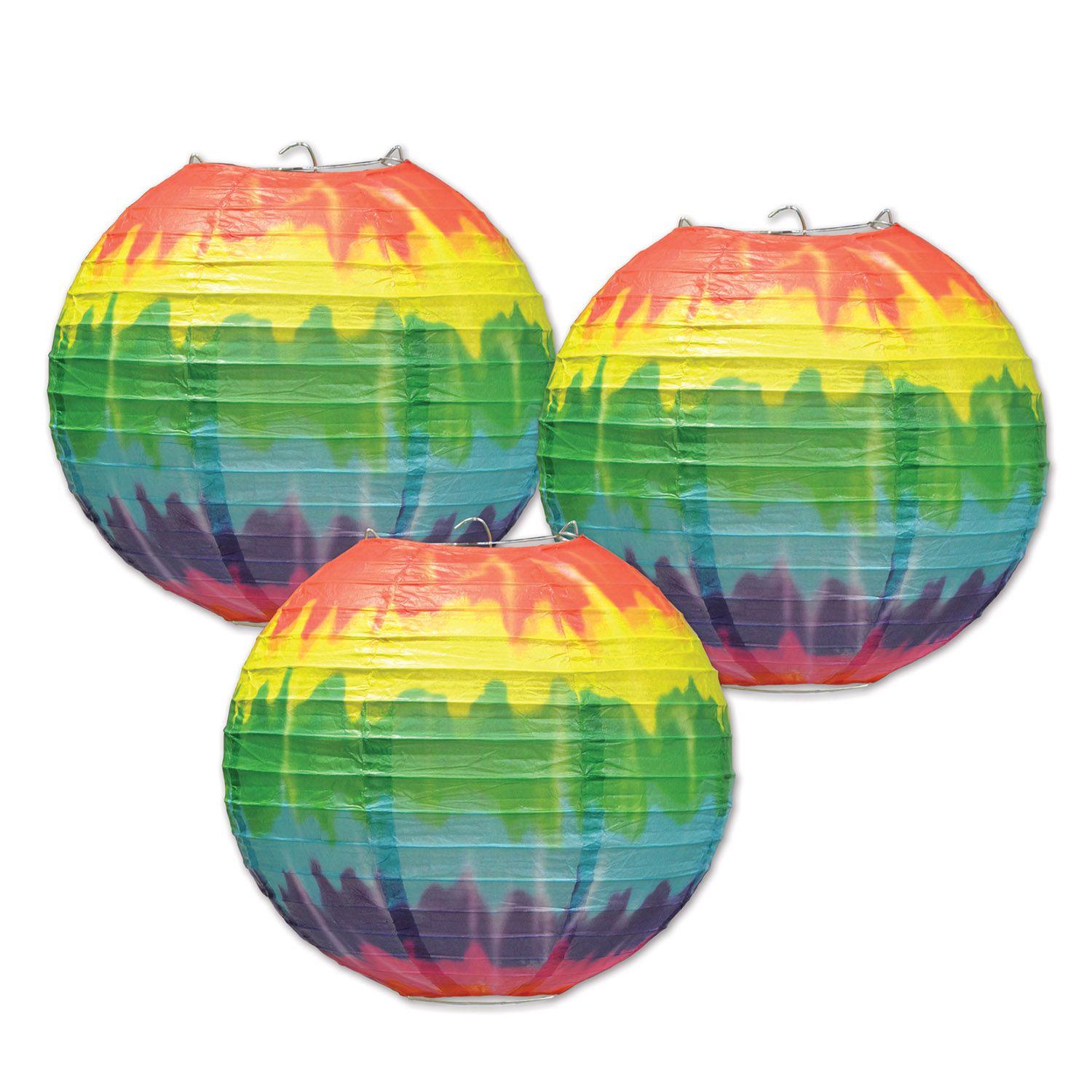 Tie-Dyed Paper Lanterns image