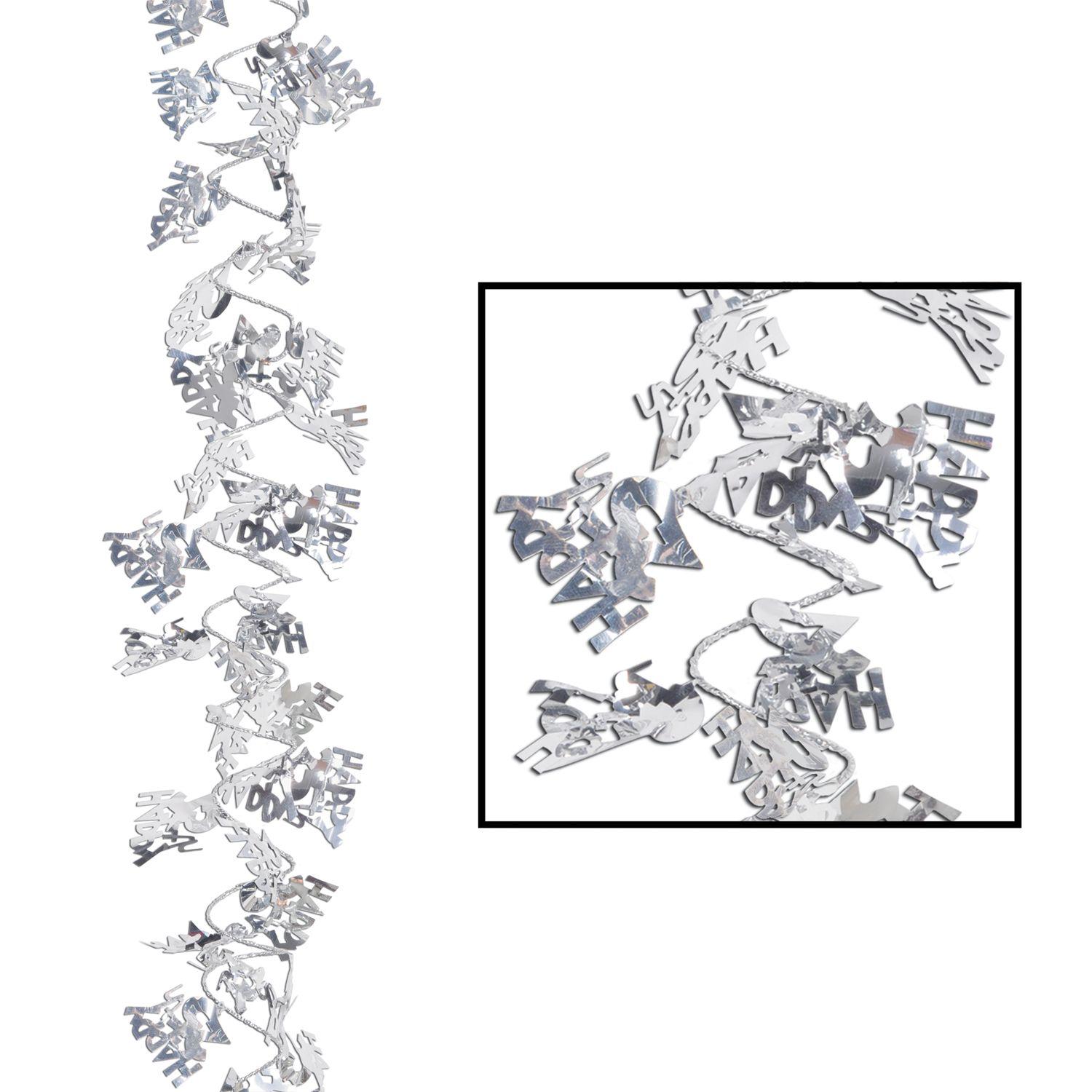 Gleam 'N Flex Happy "25th" Garland image