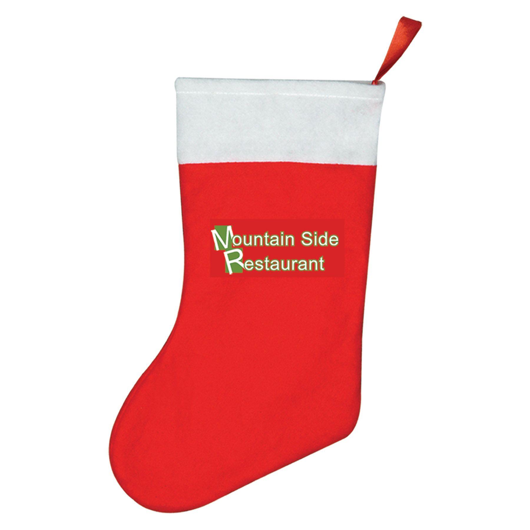 15" Felt Christmas Stocking - Heat Transfer
