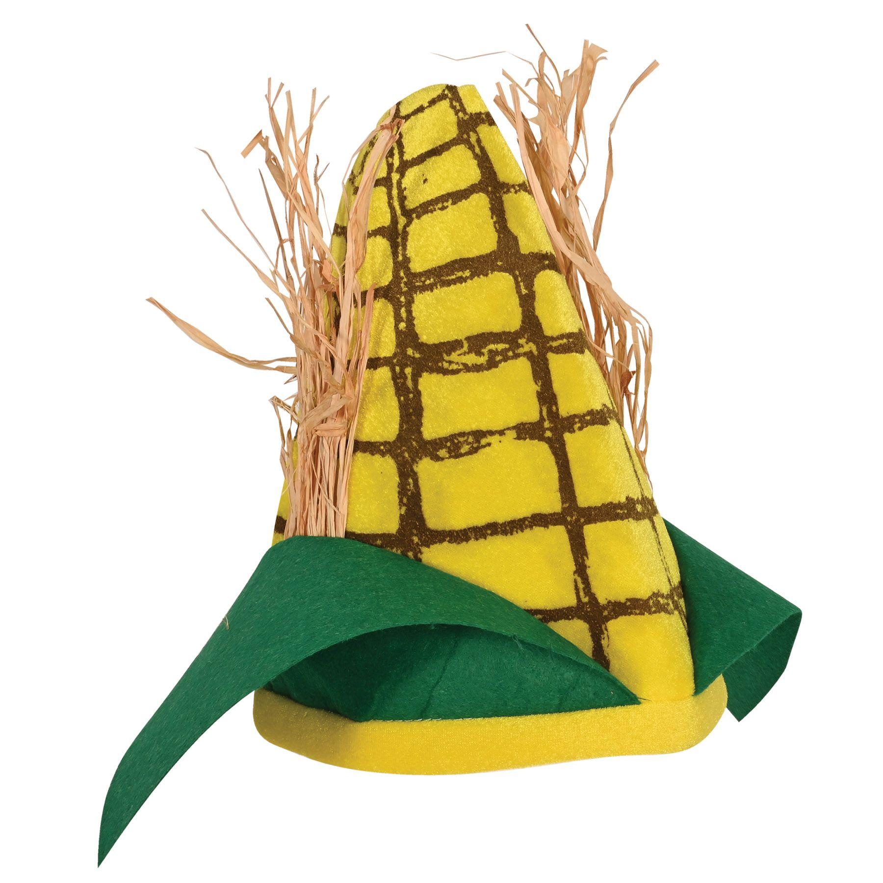 Plush Corn Cob Hat image