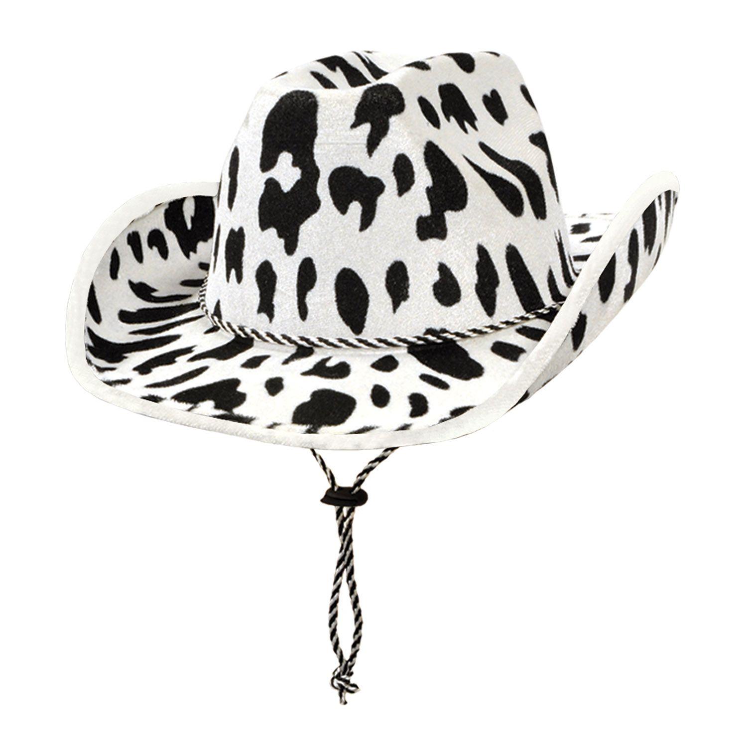 Cow Print Cowboy Hat image