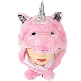 Plush Pink Unicorn Hat image