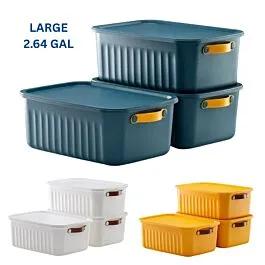 Wholesale Storage Bins with Lids - Large Multi-Purpose Organizers 5.3 Gal image