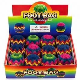 Bulk Crochet Footbags - Geometric Pattern Kick Balls image
