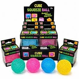 Dozen Wholesale Squishy Mesh Squeeze Balls - Trendy Stress Relief Toys image