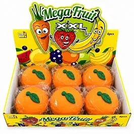 6 pcs Wholesale Squishy Orange Fruit Balls XXL - Trendy Stress Relief Toys image
