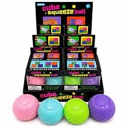 Dozen Wholesale Squishy Textured Happy Stress Balls - Trendy Stress Relief Toys image
