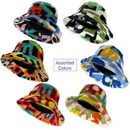 Fuzzy Bucket Hats with Assorted Colors image