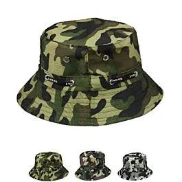 Men's Camouflage Pattern Cotton Bucket Hat image