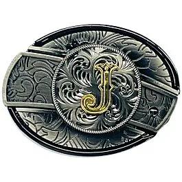 Hidden Knife Belt Buckle - Initial J Design (Preorder)