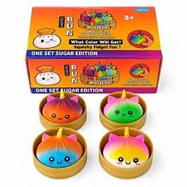 Smiley Dim Sum Bun Squishy Toy image