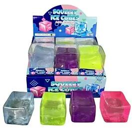 Dozen Wholesale Squishy Stress Colorful Ice Cubes - Trendy Stress Relief Toys image