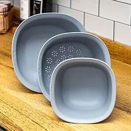 Wholesale Bowl and Strainer Set - 2 Bowl, 1 Strainer Kitchen Kit image