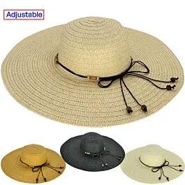 Plain Solid Colors Floppy Summer Hat image