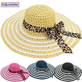 Wide Brim Floppy Summer Beach Hat - Mix Colors image