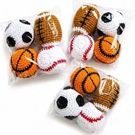 Wholesale Crochet Sports Footbags - Assorted Ball Designs image
