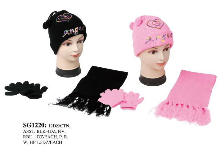 Wholesale Children 3 Piece Winter Set - 1 Doz image