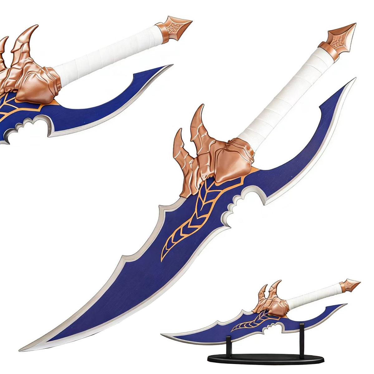 24.25" Jin-woo's Kasaka's Venom Fang Sword with Table Stand