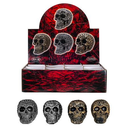 12-pc. Assortment of 2.25" Mythical Medieval Skull Polyresin Figurines image