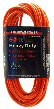 50' Heavy Duty 16/3 Extension Cord image