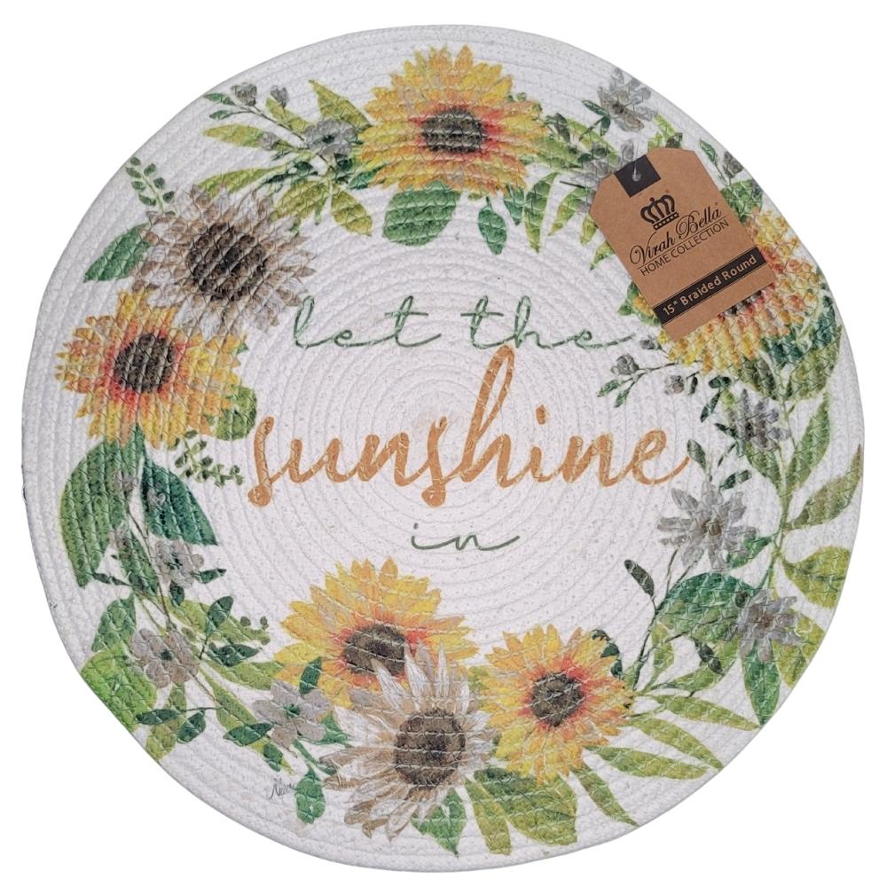 Sunflower Spectacular - 15 in. Braided Round image