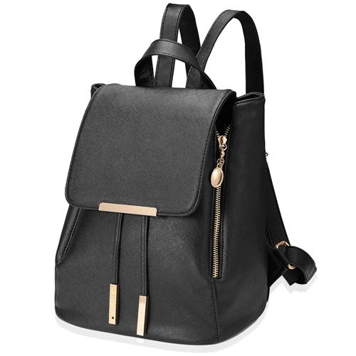 Women Backpack Girls Ladies Shoulder Bags Satchel PU Leather School Travel Daypack Bag Waterproof Knapsack image