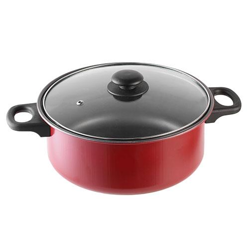 7Pcs Nonstick Cookware Set Nonstick Pots Pans Kitchenware Set with 2 Sauce Pans 1 Fry Pan 1 Casserole 3 Lids Indoor Outdoor Use image