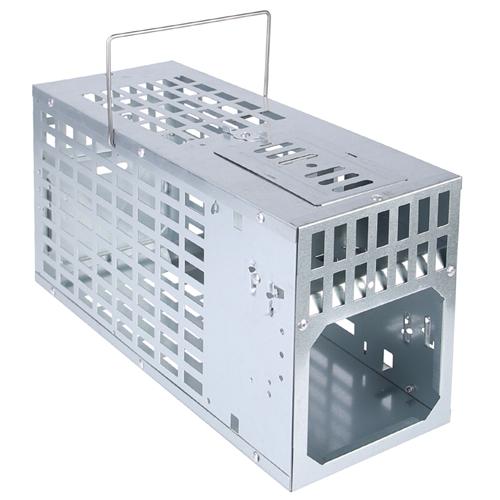 Humane Live Mouse Trap Reusable Metal Rat Rodent Cage Catch Release Continuous Capture Indoor Outdoor Pet Children Safe image