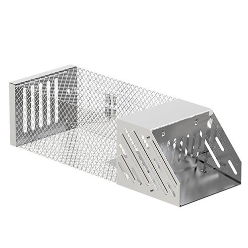 Automatic Continuous Rat Trap Single Door Mouse Cage Humane Live Animal Trap Cage Indoor Outdoor for Small Rodents Mice Voles image