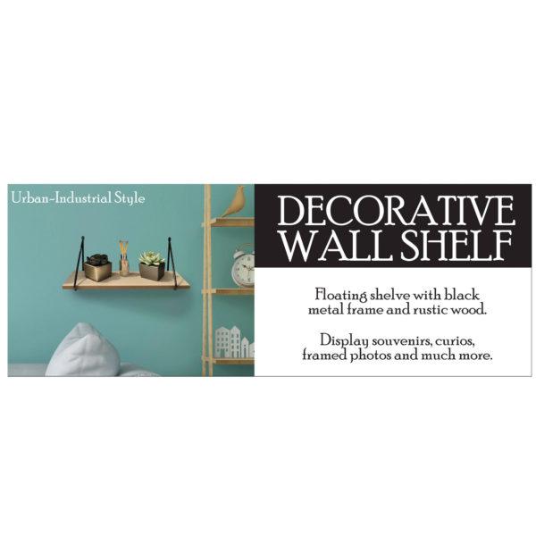 Hanging Decorative Wall Shelf image