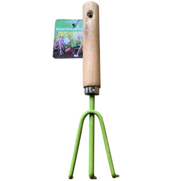 9.8" Garden Weeder With Wood Handle image