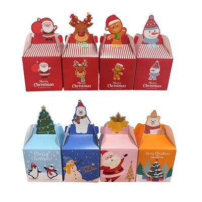 Treat Box Christmas 4pk/4 Designs Per Set/2ast Combos 6.3 X 9.84in Xm/pbh