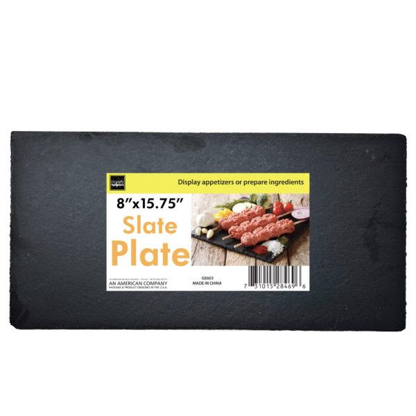8" X 15.75" Slate Serving Plate image