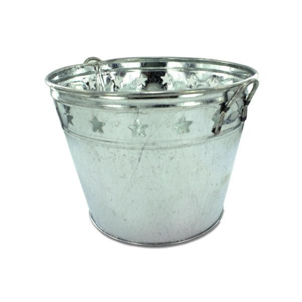 Tin Bucket With Stars image