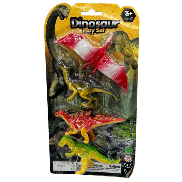 4 Piece Dinosaur Figurines Set image