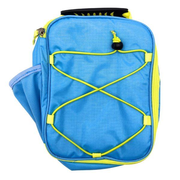Break-time Lunch Bag In Aqua Blue With Lime Color image