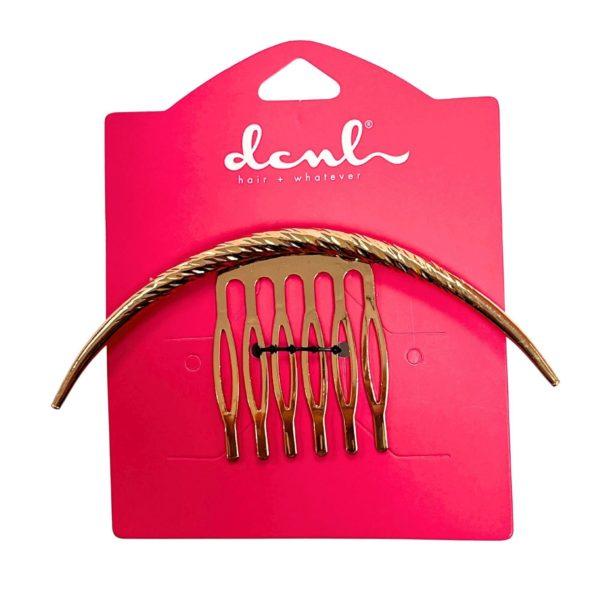 Dcnl Gold Curved Metal Comb image
