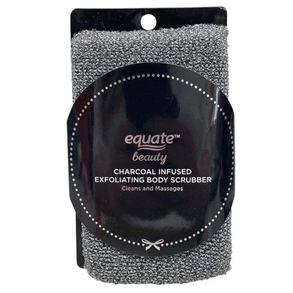 Equate Beauty Charcoal Infused Exfoliating Body Scrubber image
