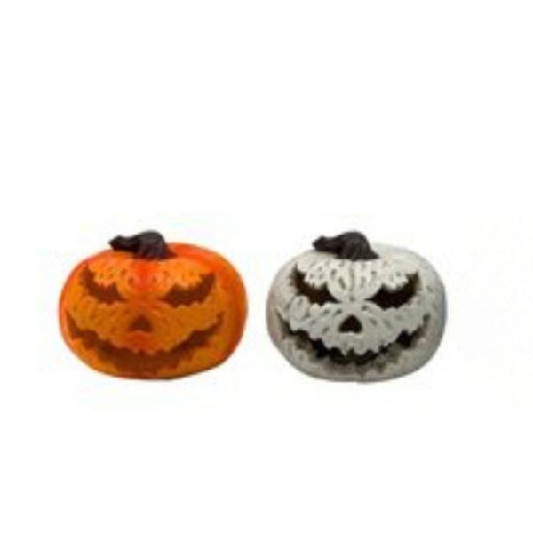2" Assorted Textured Pumpkin Tabletop Decoration image