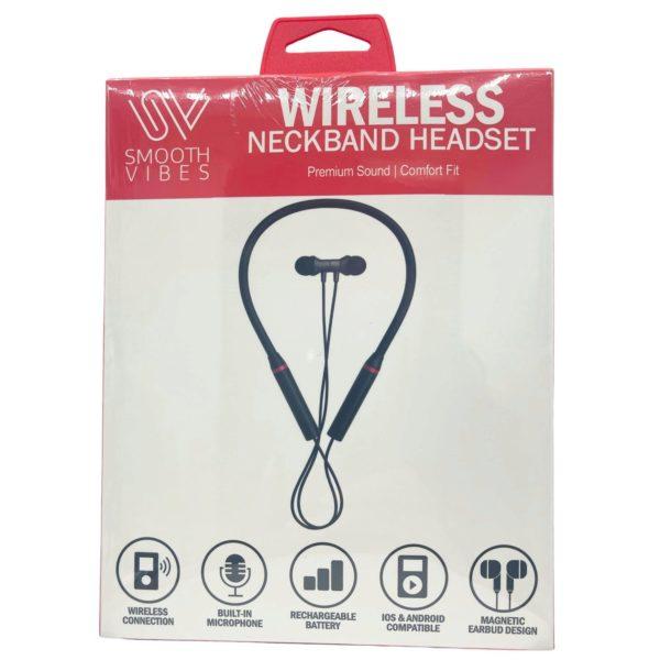 Wireless Neckband Headset With Noise Reduction Ipx4 Water Resistance And Hands Free Calling image