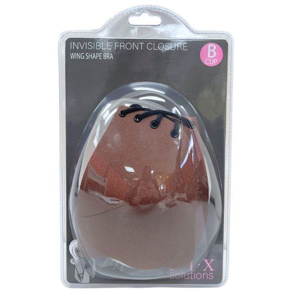 Wing Shaped Invisible Adhesive Bra In Coffee Color In Assorted Cup Sizes image