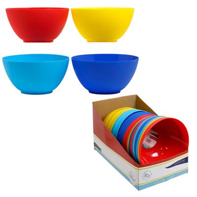 Serving Bowl Plastic 9.25in X 4.5in H 4ast Colors/24pc Pdq image