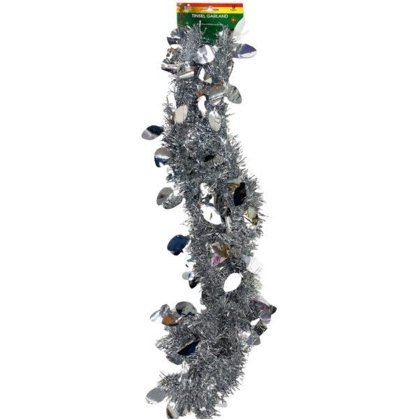 Tinsel Garland In Silver image