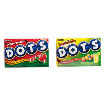 Dots Summer Watermelon & Lemonade In Floor Display 6.5 Oz Theater Box