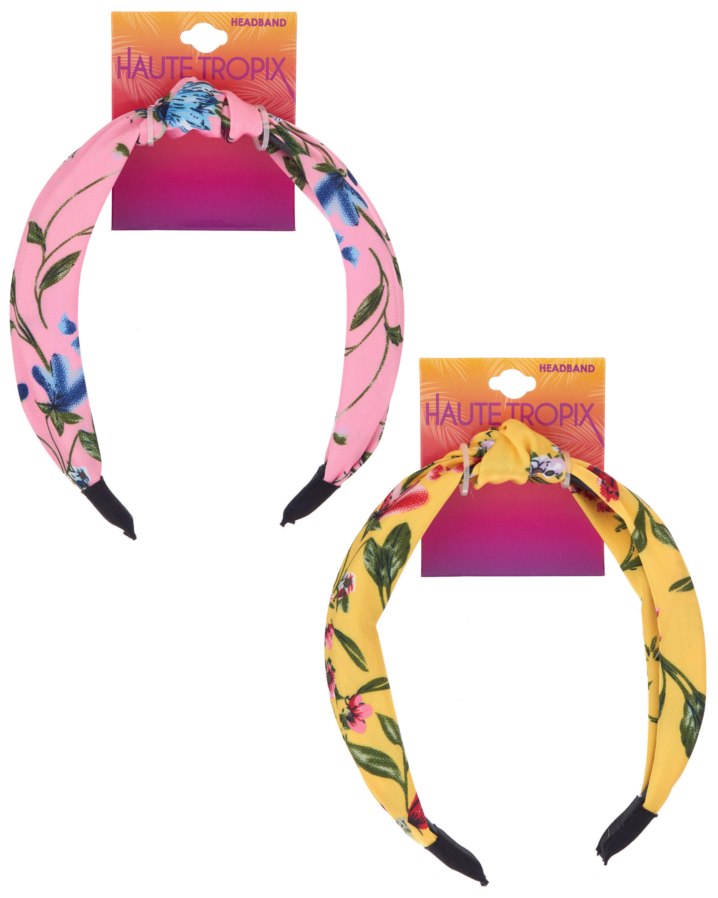 Knotted Headbands w/ Floral Print image